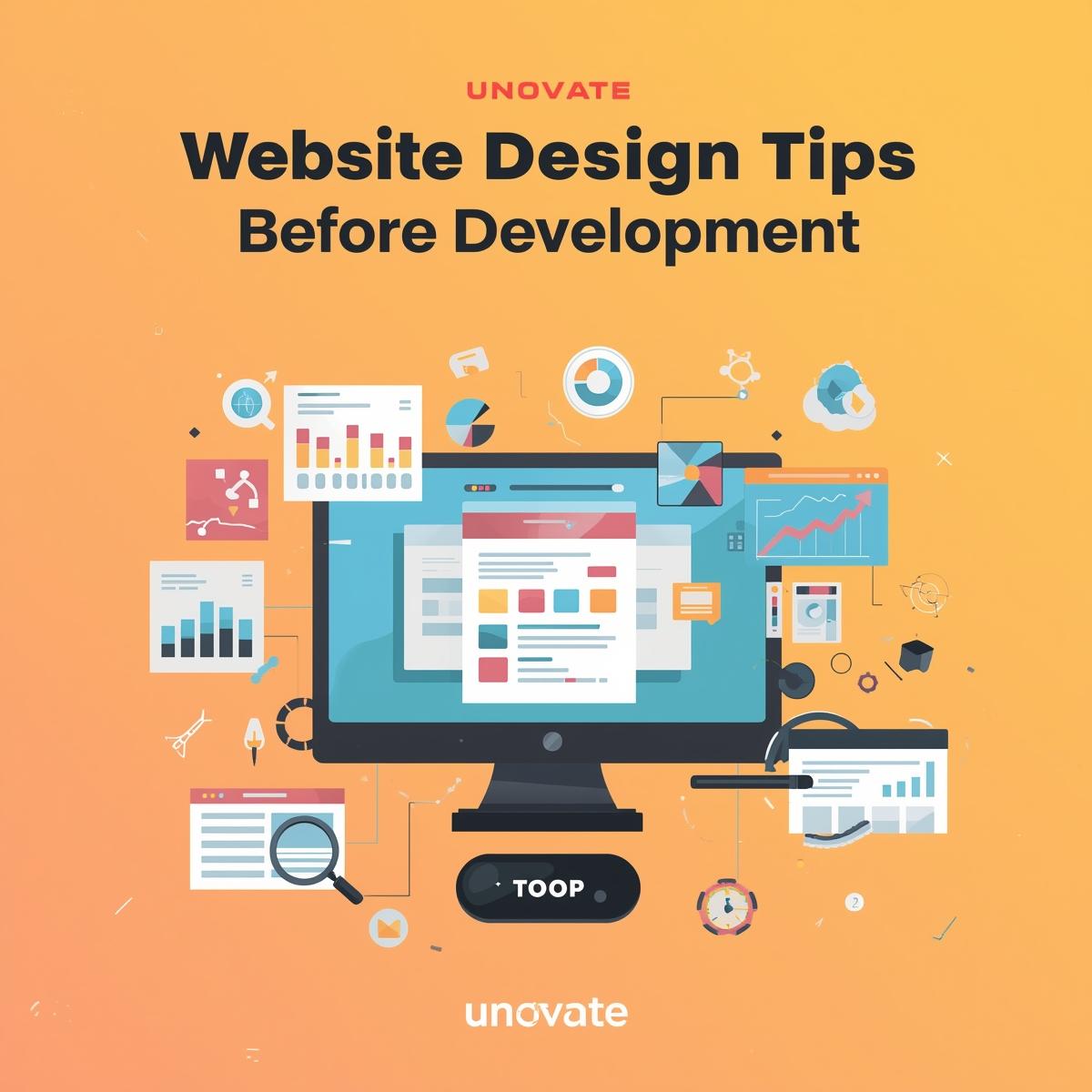 Website Design Tips Before Development | Unovate